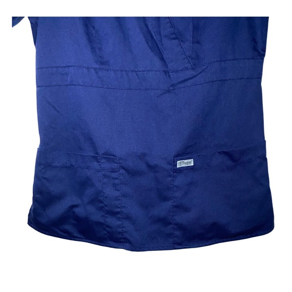 Greys Anatomy‎ Professional Wear By Barco Womens Size S Navy Blue Scrub Top - Picture 3 of 7
